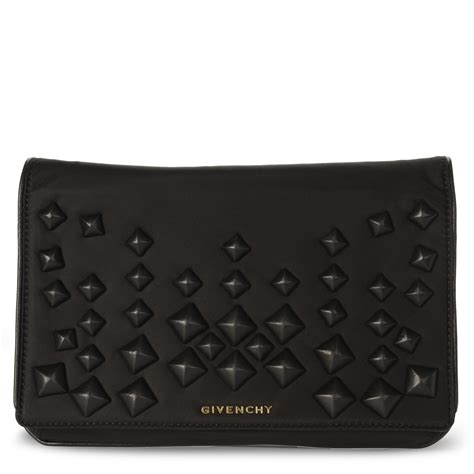 givenchy black clutch|givenchy leather purses.